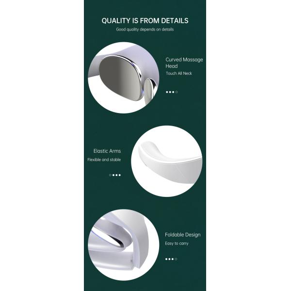 Мини беспроводные ДЕСЯТКИ Massager шеи пульсируют горячее кровообращение обжатия 500mAh