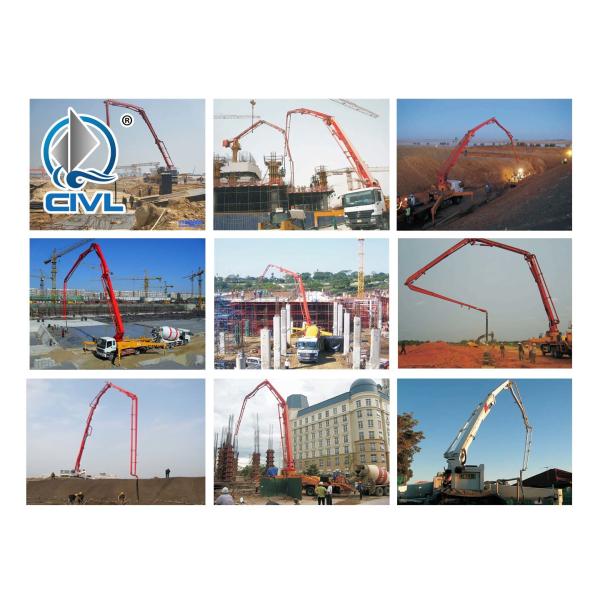 CIVL 37m Concrete Mixing Equipment / Agitator Mix Concrete Pumping Truck