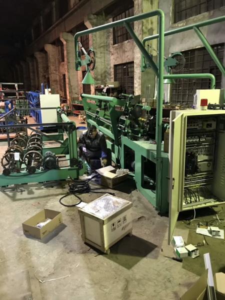 3m width Double wire feeding Fully Automatic Chain Link Fence  Machine