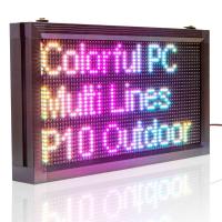Shop OPEN Display LED Programmable Scrolling Message Signs P10RGB Étanche