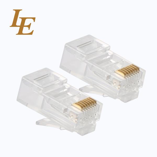 FTP 8P8C Copper Ethernet RJ45 Connector Cat5e Cat6 Cat6A 3U Modular Plug