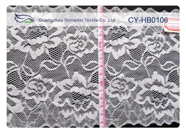 OEM / ODM Design Nylon Lace with Elastic Material For Shirt CY-HB0106