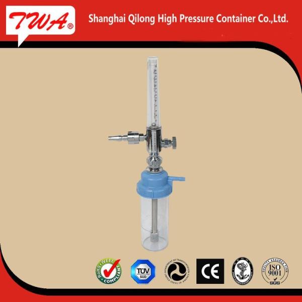 Flow Control Wall Oxygen Regulator Single Flowmeter Connected With The Oxygen Pipe