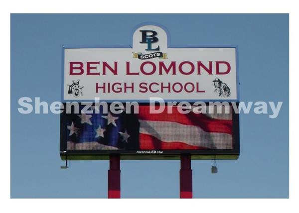 Front Maintenance P 10 Outdoor LED Signs with EPISTAR LED WIFI Control