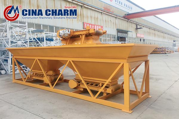 Ready mix three bins automatic Concrete Batching machine with weighing system