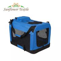 boîte faite sur commande de voyage de transport de chien de pliage de polyester de la couleur 600D de tailles différentes de 51*33*33cm