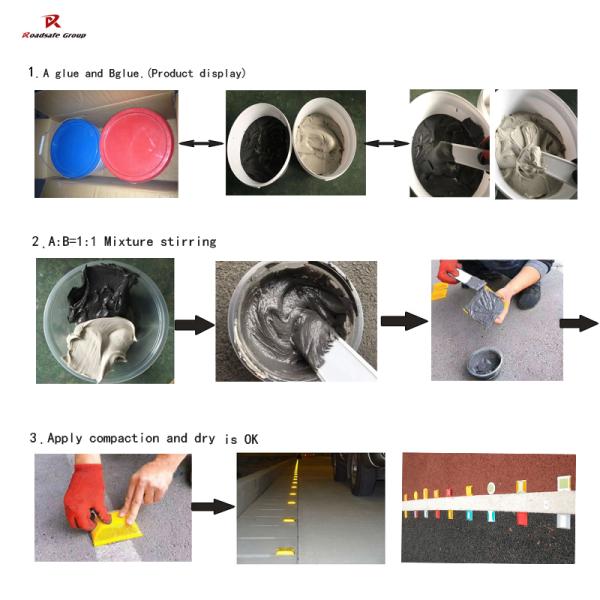 100mm Red Yellow White Reflective PMMA Road Stud With ABS Shell