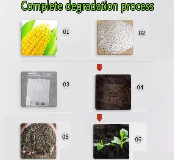 Biodegradable Mailing Bag Compost Courier Bag PLA+PBAT Vegetable Starch Postal Packaging Bag Clothing Express Bag Logo