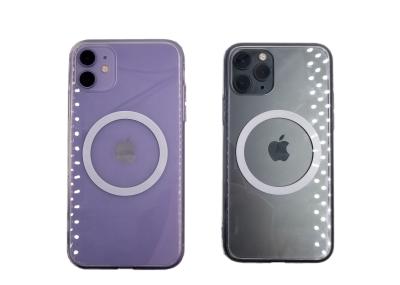 Transparent 8mm Induction Magnetic Phone Case FCC For Iphone 11