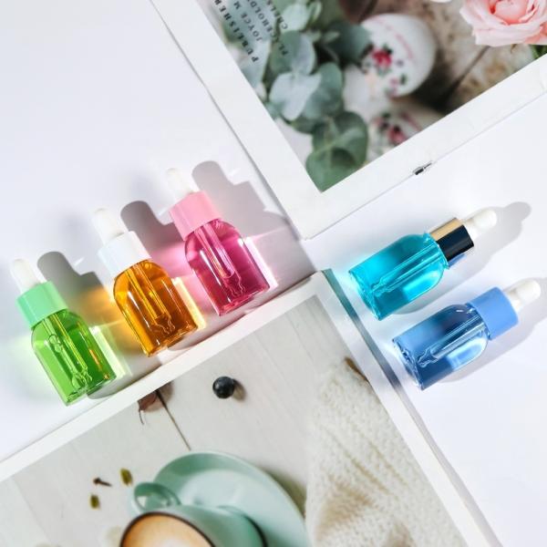 Transparent Skin Care Serum Dropper Bottle PET Plastic Sealing Type Pump Sprayer Bottle