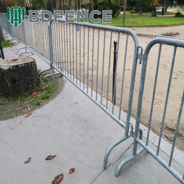 Heavy Duty Galvanized Steel Barricades Concert Low Maintenance