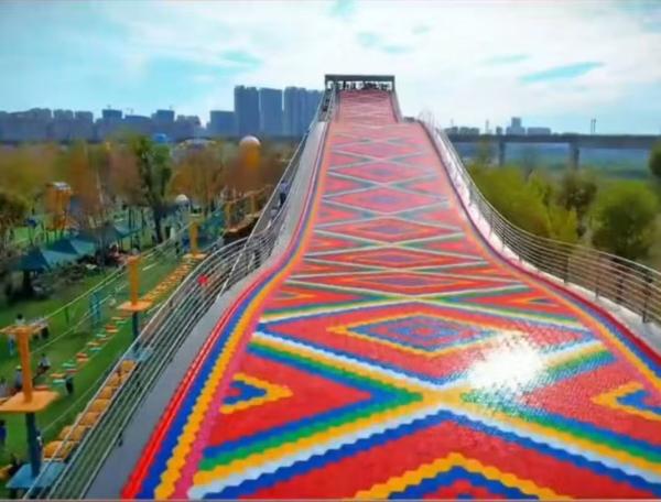 PVC Rainbow Slide for Indoor Outdoor Playgrounds