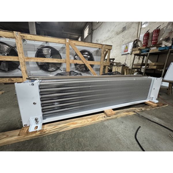 Electric Refrigeration Custom Plate Evaporator Air Cooler High Efficiency Motor Bearing Walk-In Freezer Cold Room White/Custom