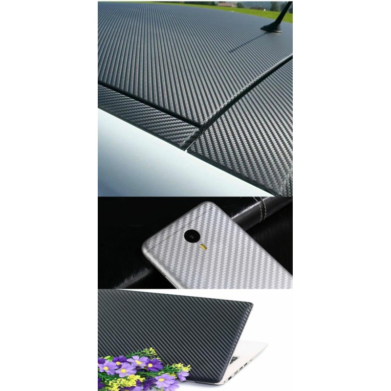 Interior Carbon Fiber Sticker Wrap Bubble Free 3d Black Vinyl Wrap 14kg/Roll