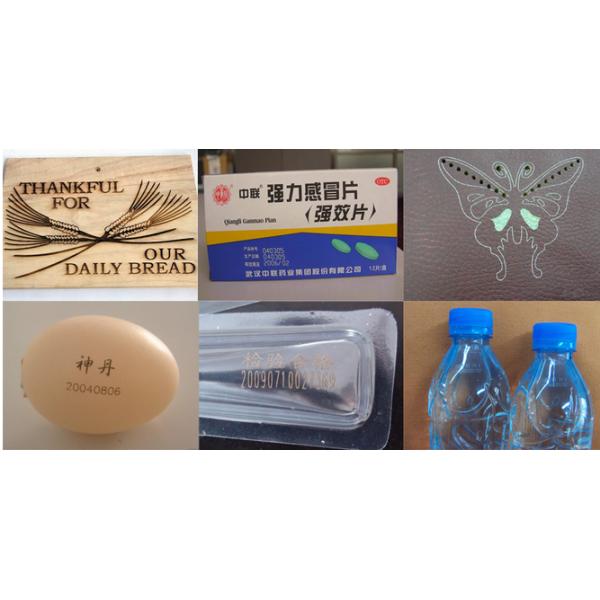 CO2 Laser Marking Machine On Wood Acrylic Leather Textile Fabric