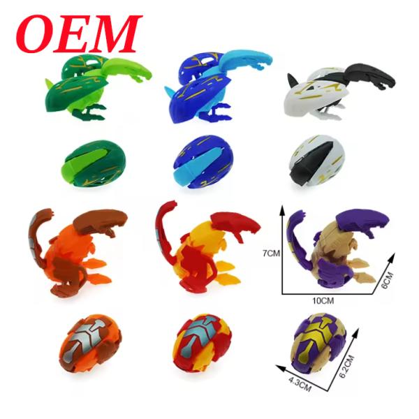 Plastic Deformation Dinosaur Egg  For Dinosaur Head For Kids Early Education Deformed Toys