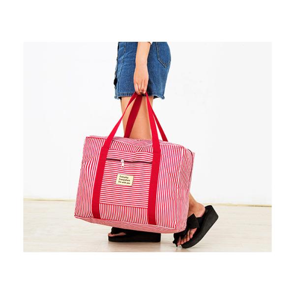 Large Capacity Shoulder Luggage Bag , Foldable Tote Bag Washable For Travel