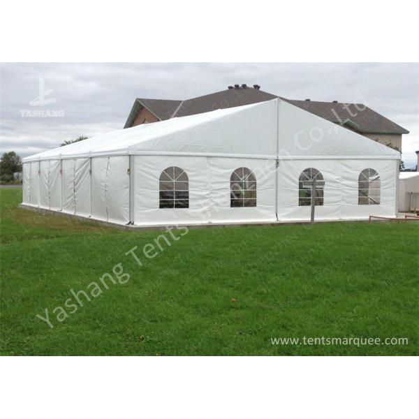 White Soft Water proof PVC Fabric large outdoor canopy tent , 100% utilization