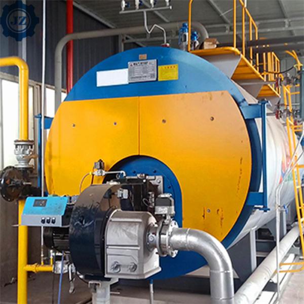 Caldera de vapor industrial automática del gas WNS del gasoil del PLC de la eficacia alta para el asfalto de calefacción