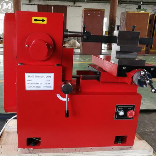 0.15mm/R Feeding C9335 Brake Drum Disc Cutting Machine 350mm For Cars