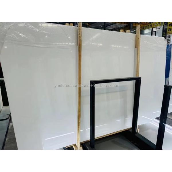 Customized Size Polished Italian White Marble Tile Top-Grade Stone for Hotel Floor