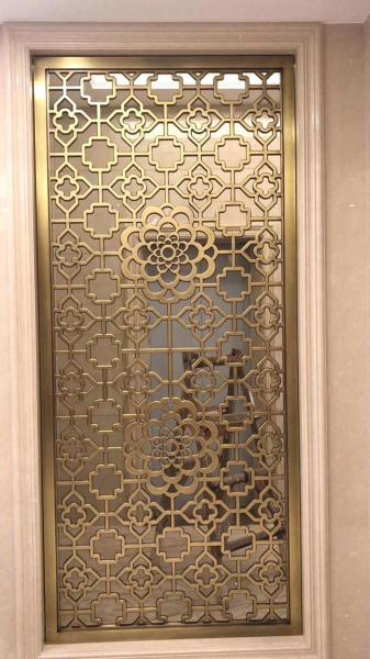Plain Weave Stainless Steel Partition Perforated Indoor Divider Screen