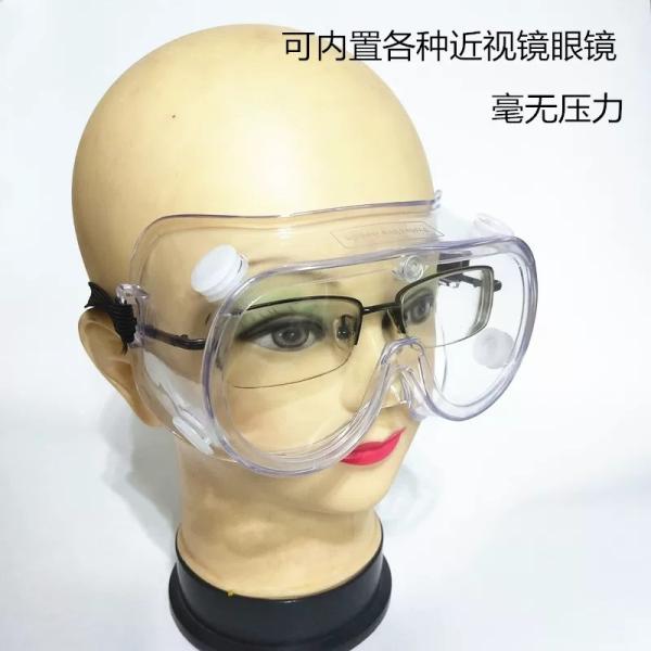 Dust Protection PPE Safety Eye Protection Goggles UV Blocking OEM Accepted