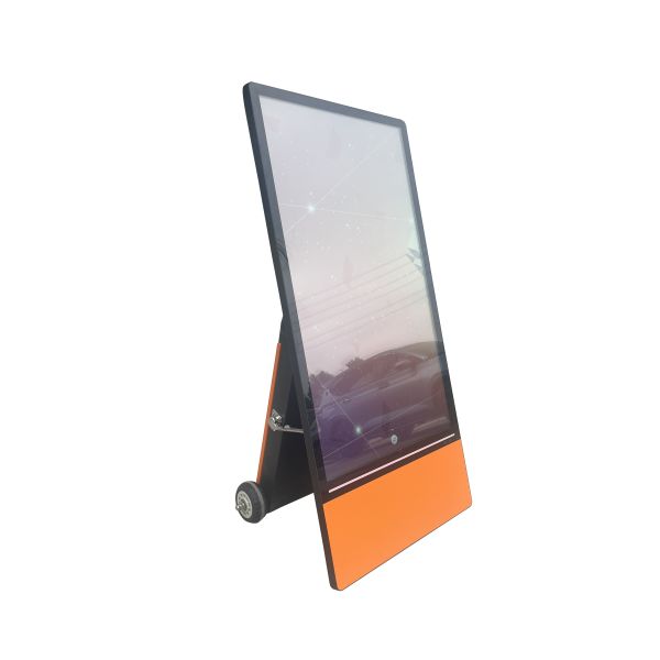 43-Inch Portable Battery LCD Advertising Player Digital Signage Displays for Retail Store IP65 Outdoor Kiosk with SDK Function