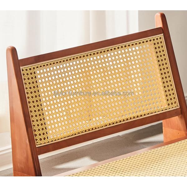 Design Classical Solid wood rattan chair with Lacquered Finish NO Folded modern nordic Lounge chair