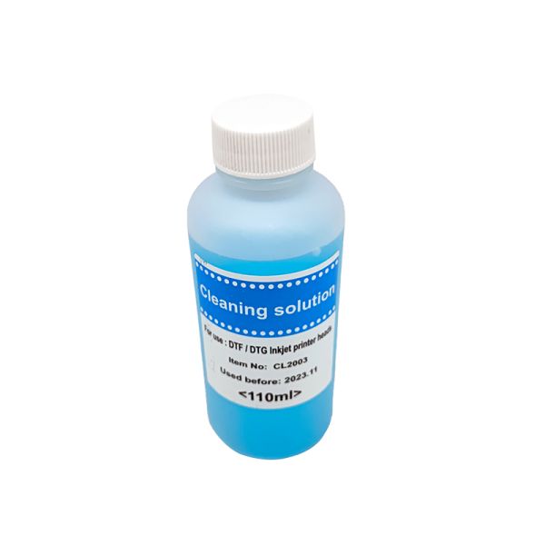 FCOLOR Newest 110ML DTF Strong Cleaning Liquid Kits Water Based Ink for Epson L1800 1390 DTF Printers Digital Printing