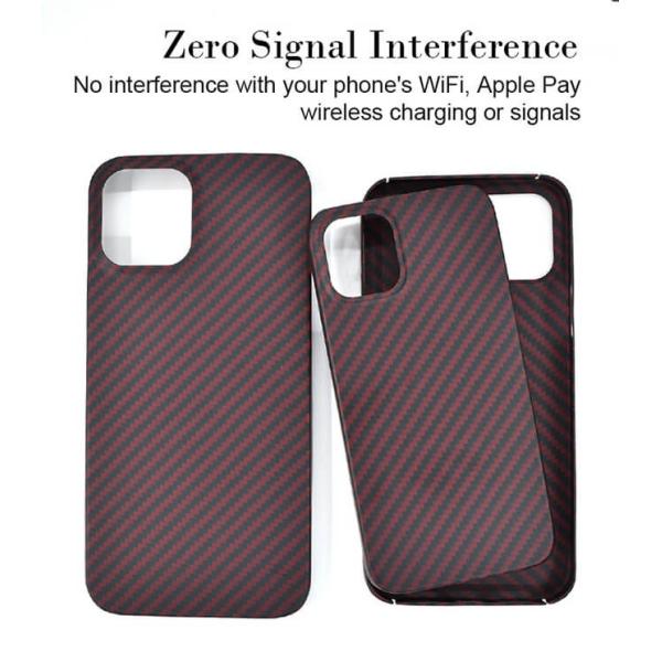 Matte Finish Aramid Fiber Phone Case For iPhone 12
