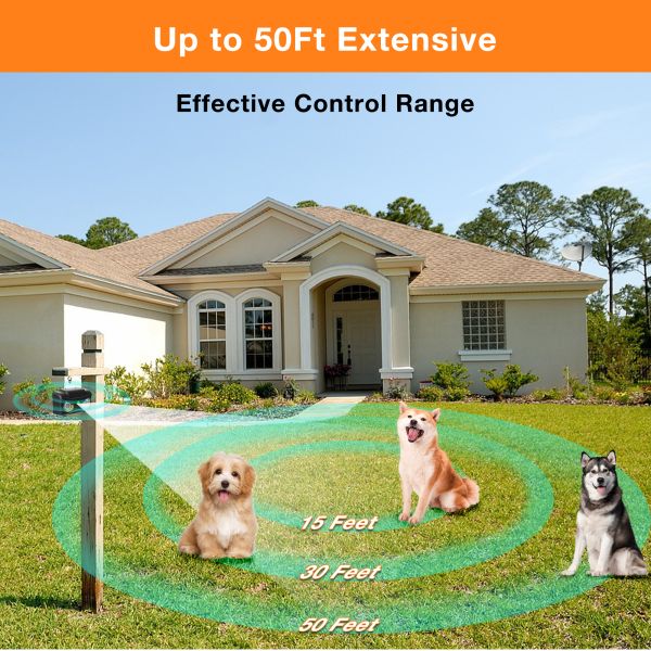 Ultrasonic Dog Repeller Effective Plastic Bark Stopper and Deterrent Control Devices for Dog Training