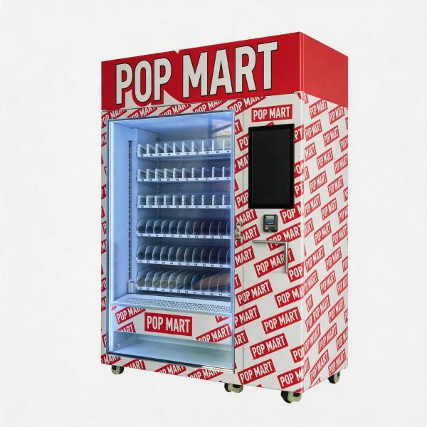 WEIMI POP MART Figure Vending Machine With Elevator System, QR & Card Payment, Touchscreen, Cloud Management