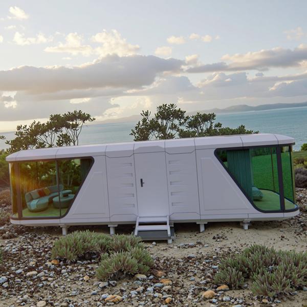 Capsule spatiale de luxe maison préfabriquée moderne
