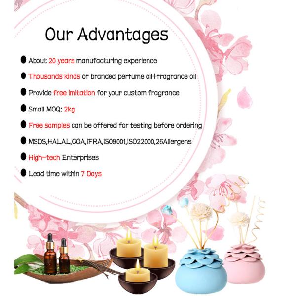 Fragrance Oil for Candle Flavor and Fragrance Wholesale Bulk Perfume Essential Oil Brand Perfume Fragrance Wholesale Perfume Oil