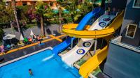 Parque de diversiones Natación Juegos acuáticos Jardín de juegos Piscina de agua Juego de toboganes Para niños Piscina