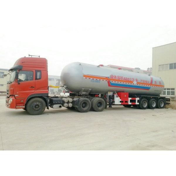 Tri Axles Tank Semi Trailer For 40000L- 48000L Liquid Ammonia Transport