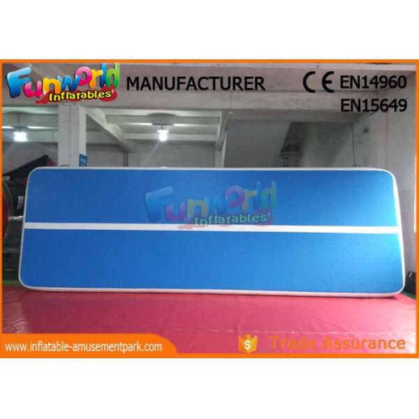 6m x 2m Inflatable Sports Games , Dwf Material Gymnastics Mat Air Tumble Track