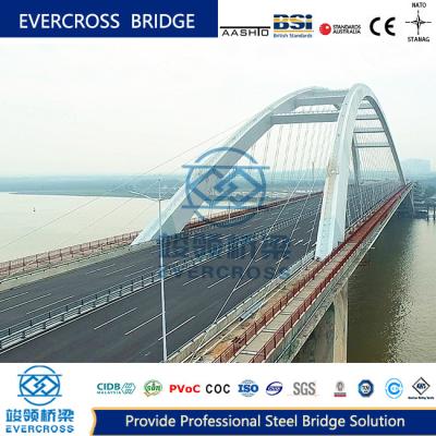 Concrete Deck Railway Steel Arch Bridge Fatigue Resistance High Durability