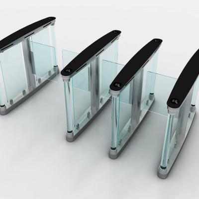 Porta de vidro automática 550mm 50 povos Min Speed Gate Turnstile