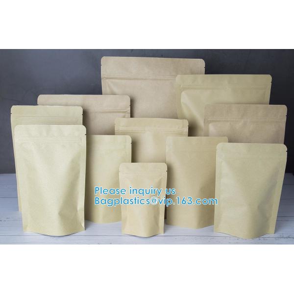 Ziplock And Heat Sealable Bags - Stand Up Food Storage Pouches - Safe Waterproof Packaging Barrier