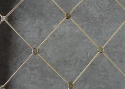 Twill Weave Rockfall Protection Netting 7mm Galvanized Steel Wire Mesh