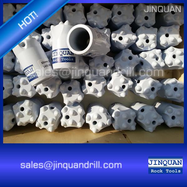 34mm button bits and taper bits