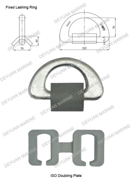 High Strength Paint / Hot dip Galvanised Shipping Container Parts Steel Fixed Parts