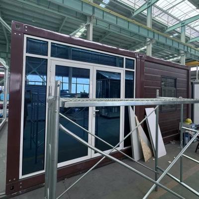 Module de rideau en verre à double panneau cadre galvanisé