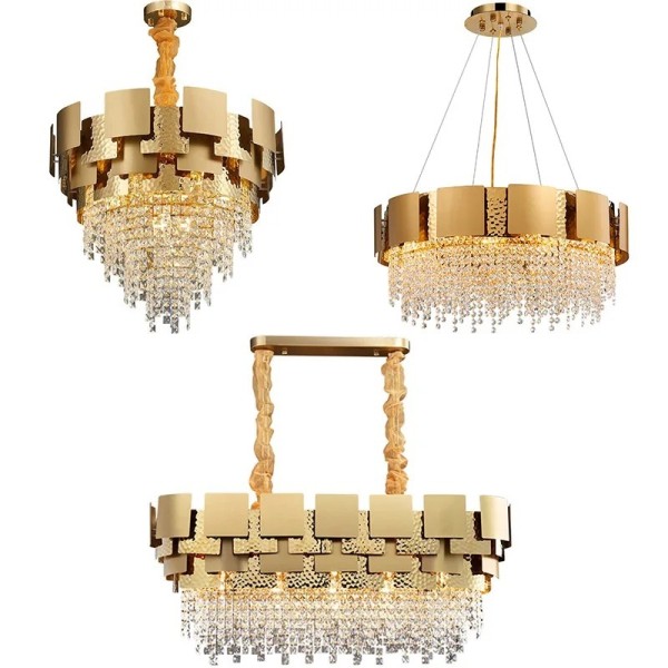 Postmodern Living Room Decoration Dining Lamps Luxury Crystal Chandelier (WH-CY-268)