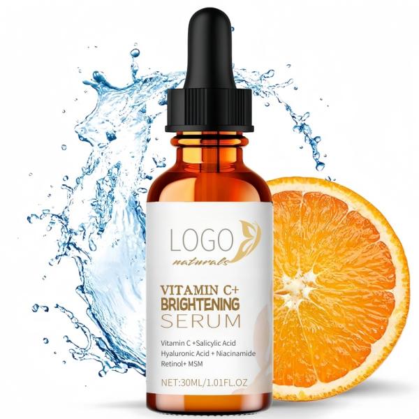 Vitamin C Serum Anti-Aging & Anti-Wrinkle Skin Care Rejuvenating Whitening & Cruelty Free Custom Logo Serum Vc