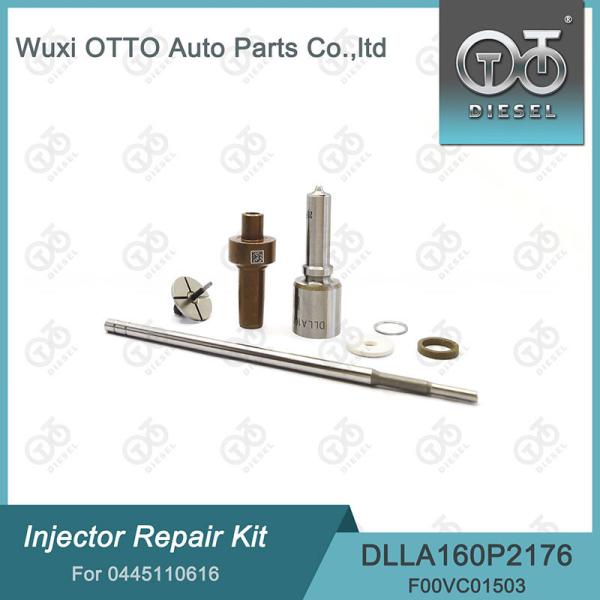 Bosch 0445110616 Injector Repair Kit with DLLA162P2176 Nozzle