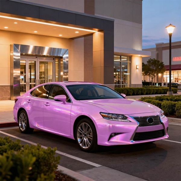 Mercury Crystal Pink Color Car Wrap with ODM/OEM Service HYH1178