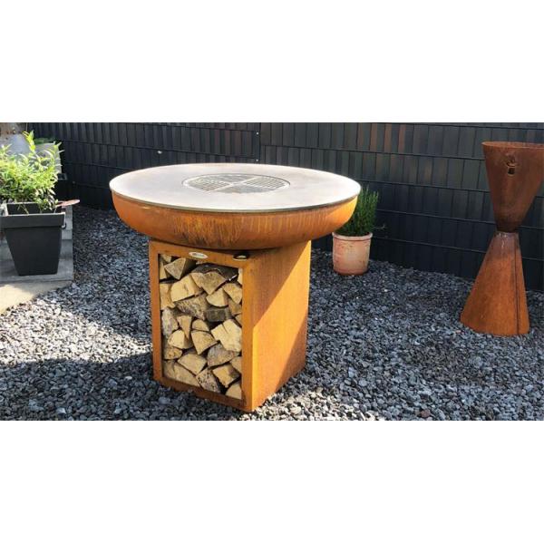 Современное варя БАРБЕКЮ шара огня Corten гриля барбекю угля стальное на открытом воздухе